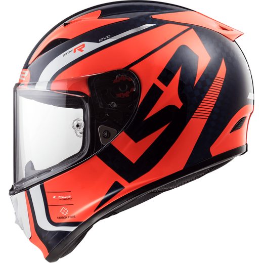 LS2 FF323 ARROW C EVO STING BLUE FLUO ORANGE