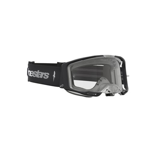 OKULIARE VISION 8 AMBER, ALPINESTARS (ČERNÁ/STŘÍBRNÁ, ČÍRE PLEXI) 2027