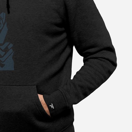 FINNTRAIL HOODY ATV BLACKYELLOW