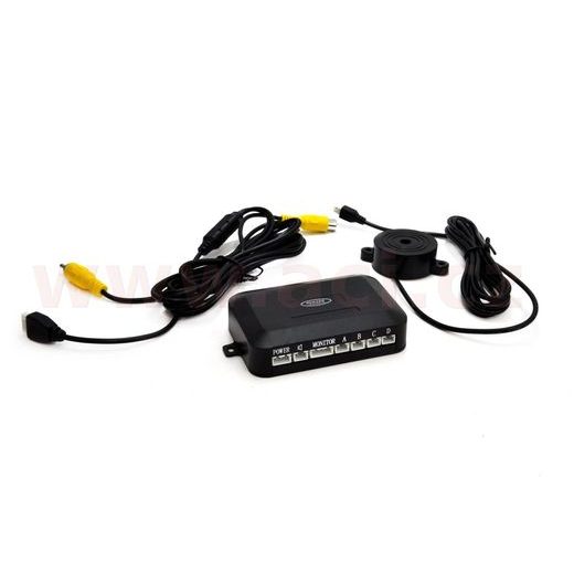 PARKOVACÍ ASISTENT ZADNÍ S KAMEROU V SPZ S IR PŘISVÍCENÍM A 4,3" TFT DISPLEJ, KABELY 2,5M