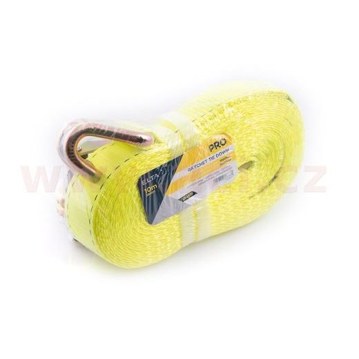 UPÍNACÍ POPRUH S RÁČNOU 38 MM, 10 M, 2 T, DVOJITÉ HÁKY