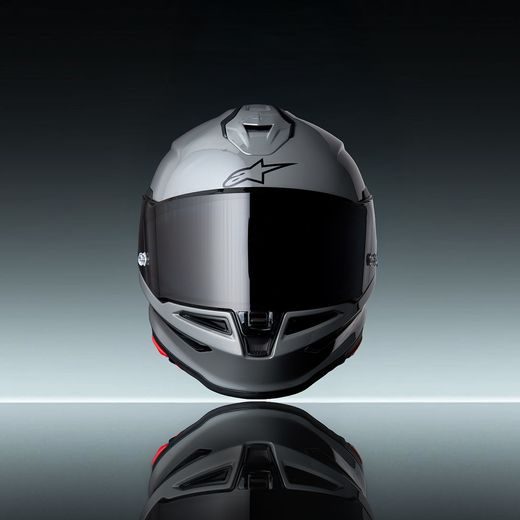 PRILBA S-R7 SOLID, ALPINESTARS (ŠEDÁ) 2026
