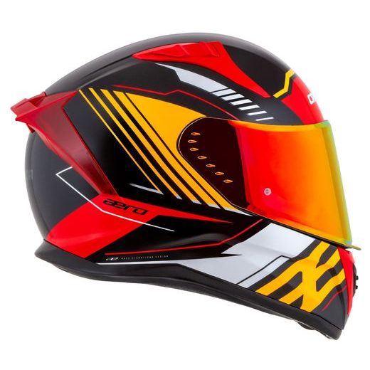 PRILBA AERO DROME, CASSIDA (ČIERNA MET./ORANŽOVÁ/ČERVENÁ/BÍLÁ) 2026