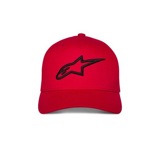ŠILTOVKA AGELESS SNAPBACK, ALPINESTARS (ČERVENÁ/ČERNÁ)