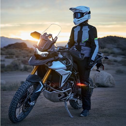 BUNDA STELLA ANDES AIR DRYSTAR, ALPINESTARS, DÁMSKA (SVETLE ŠEDÁ/TMAVĚ ŠEDÁ/ČERNÁ/ŽLUTÁ FLUO) 2026