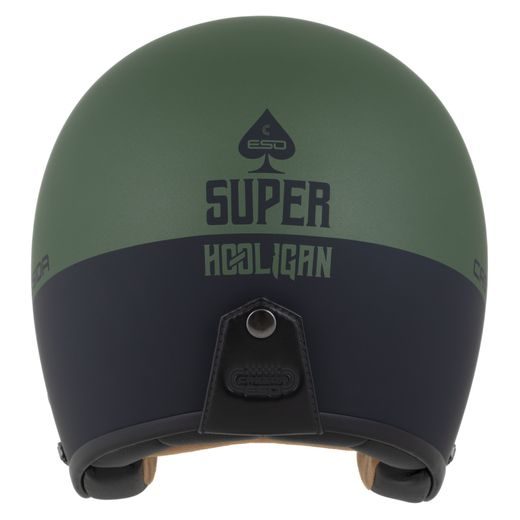 PRILBA ESO SUPER HOOLIGAN, CASSIDA (ČIERNA MATNÁ/METALICKÁ ZELENÁ) 2026