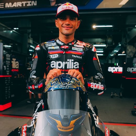 PRILBA SUPERTECH R10 MARTHAINATOR LIMITOVANÁ EDÍCIA JORGE MARTIN, ALPINESTARS (MODRÁ PERLEŤ/ZLATÁ/ČERVENÁ) 2026