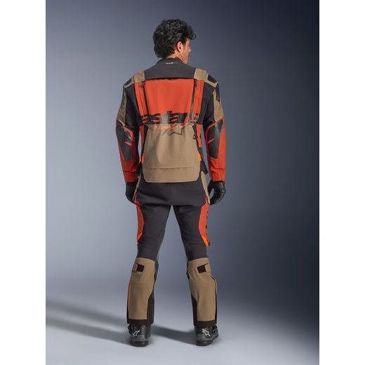 BUNDA HALO PRE DRYSTAR XF, ALPINESTARS (SVETLE HNĚDÁ/TMAVĚ ORANŽOVÁ/ČERNÁ) 2026