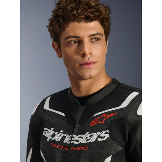 BUNDA GP FORCE V2 AIRFLOW, ALPINESTARS (ČERNÁ/BÍLÁ) 2026