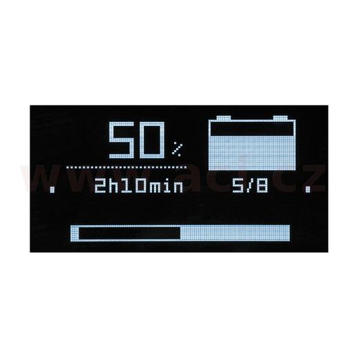 NABÍJEČKA/STARTOVACÍ ZDROJ/STABILIZOVANÝ ZDROJ 6/12/24 V STARTFLASH 120.24 CNT, 120 A, MENU V ČEŠTINĚ