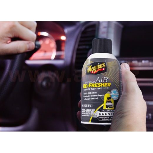 MEGUIAR'S AIR RE-FRESHER ODOR ELIMINATOR, ULTIMATE POHLCOVAČ PACHŮ + OSVIEŽOVAČ VZDUCHU, VÔNE ULTIMATE 57 G