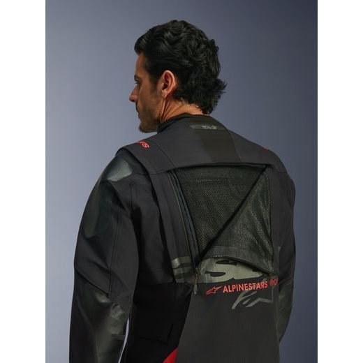 BUNDA HALO PRE DRYSTAR XF, ALPINESTARS (ČERNÉ/TMAVĚ ŠEDÉ/ČERVENÉ) 2026