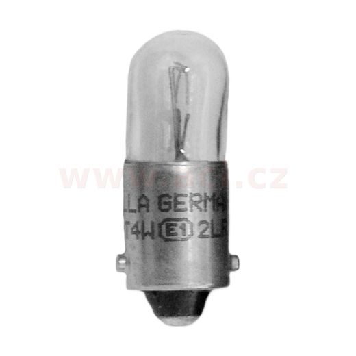 ŽÁROVKA T4W 12V 4W (PATICE BA9S) (SADA 10 KS)