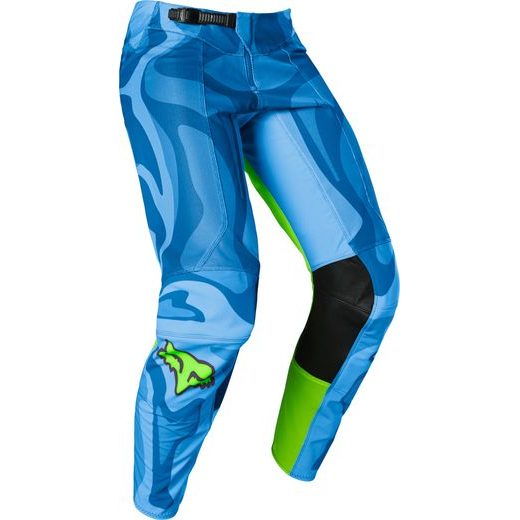 FOX AIRLINE EXO PANT, BLUE/YELLOW MX23