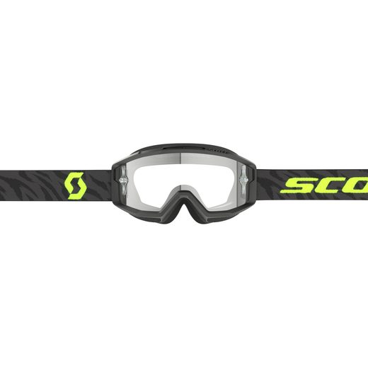SCOTT BRÝLE SPLIT OTG ZEBRA BLACK/NEON YELLOW CLEAR WORKS