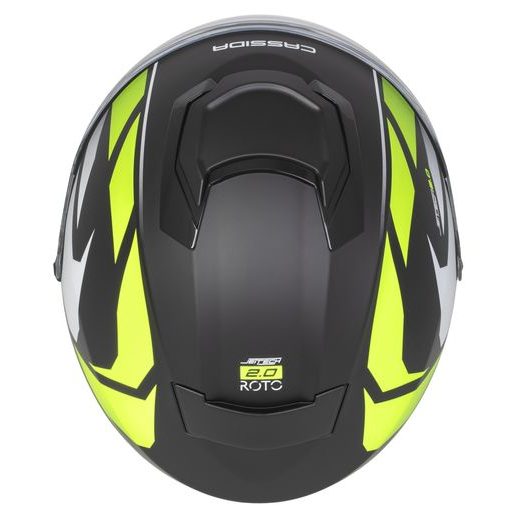 PRILBA JET TECH 2.0 ROTO, CASSIDA (ČIERNA MATNÁ/ŽLUTÁ FLUO/BÍLÁ) 2026