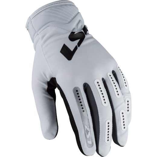 LS2 BEND MAN GLOVES WHITE GREY