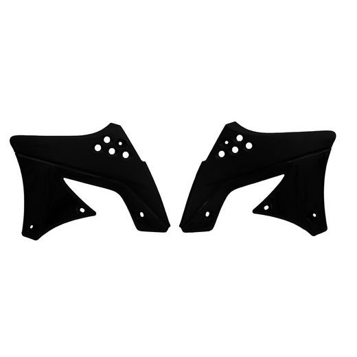 SPOJLERY CHLADIČA KAWASAKI, RTECH (ČIERNE, PÁR)