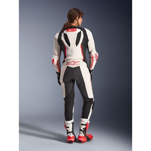 JEDNODIELNA KOMBINÉZA STELLA GP-R7, ALPINESTARS, DÁMSKE (BÍLÁ/ČERVENÁ FLUO/ČERNÁ) 2026