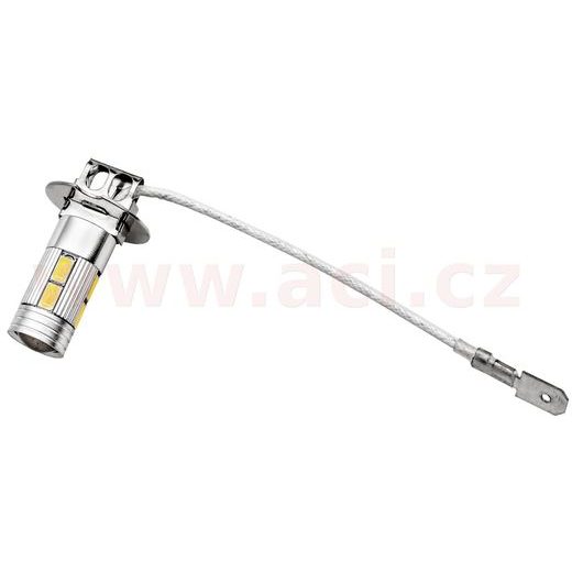 LED H3 12V 3W - BÍLÁ 4X SMD5630 (PATICE PK22S) (1 KS) BEZ HOMOLOGACE