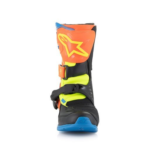 TOPÁNKY TECH 3S KIDS, ALPINESTARS, DETSKÉ (ORANŽOVÁ FLUO/MODRÁ/ŽLUTÁ FLUO/ČERNÁ) 2026