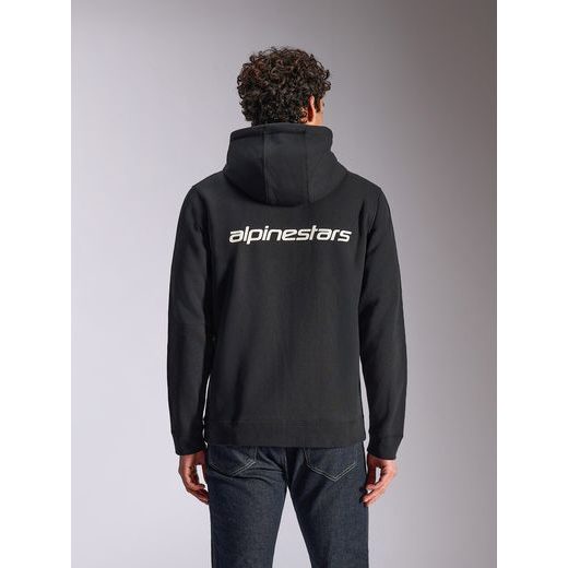 MIKINA TRANSVERSE HOODIE, ALPINESTARS (ČIERNA)