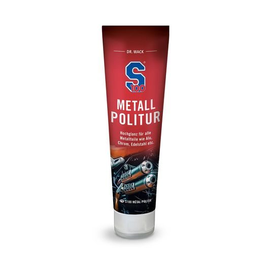 S100 LEŠTENKA NA CHRÓM, HLINÍK A KOVOVÉ POVRCHY - METALLPOLITUR 100 ML