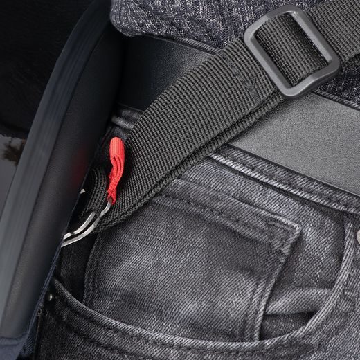 POPRUH NA PŘENÁŠENÍ PRILIEB ĽUD STRAP, OXFORD - ANGLICKO (ČIERNA)