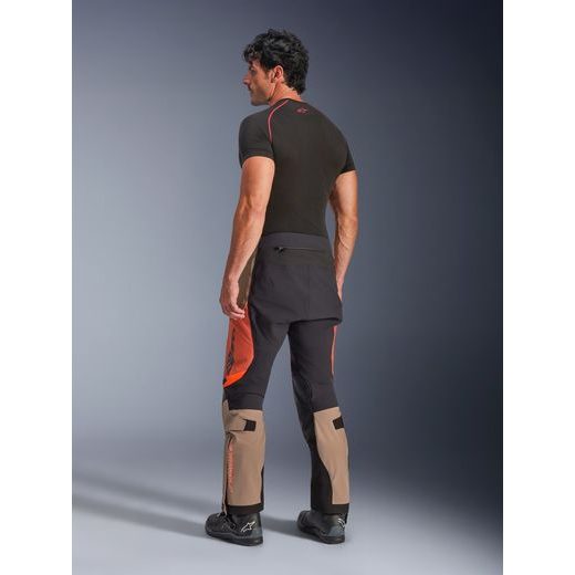 NOHAVICE HALO PRE DRYSTAR XF, ALPINESTARS (SVETLE HNĚDÁ/TMAVĚ ORANŽOVÁ/ČERNÁ) 2026