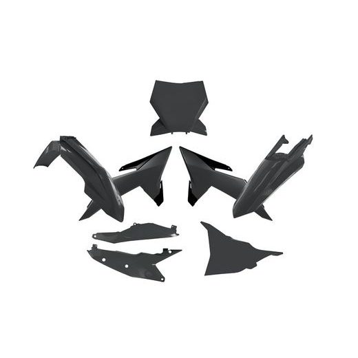 SADA PLASTOV 6 DIELOV KTM, RTECH (ČIERNA)