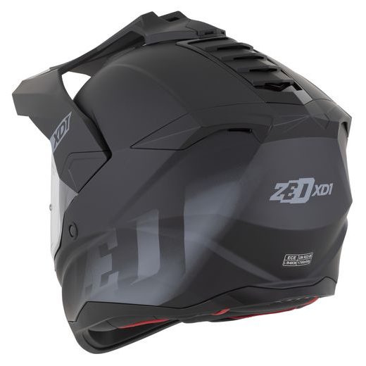 PRILBA XD1, ZED (ČIERNA MATNÁ/TMAVĚ ŠEDÁ) 2026