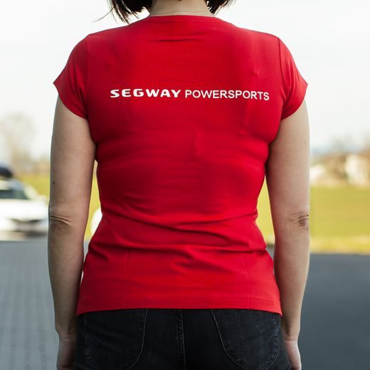SEGWAY POWERSPORTS RED WOMEN T-SHIRT