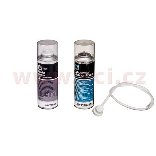 PĚNOVÝ ČISTIČ VÝPARNÍKU + ČISTIČ KLIMATIZACE A INTERIÉRU VOZIDLA (SPREJ 200 ML+200 ML) NEUTRÁLNÍ VŮNĚ