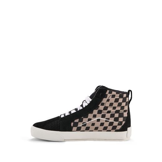TOPÁNKY RIDE-63 CANVAS, ALPINESTARS (ČERNÁ/SVĚTLE ŠEDÁ/ŠACHOVNICOVÝ VZOR) 2026