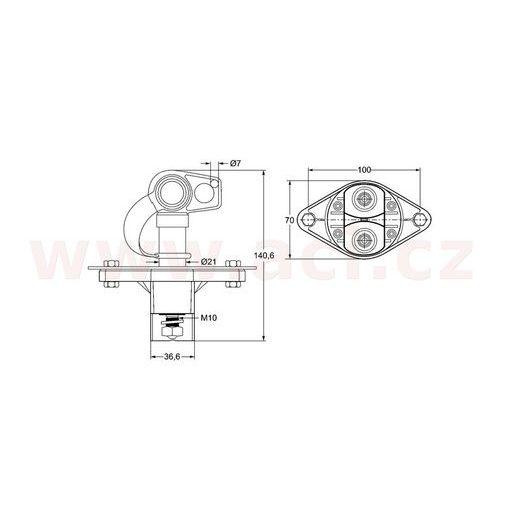 ODPOJOVAČ BATERIE S KLÍČEM 24 V, 500 A HELLA