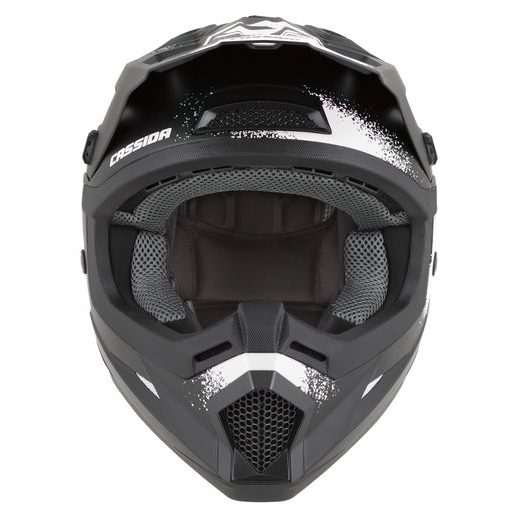 PRILBA CROSS CUP 2 CREW JUNIOR, CASSIDA, DETSKÁ (ČIERNA MATNÁ/BÍLÁ) 2026