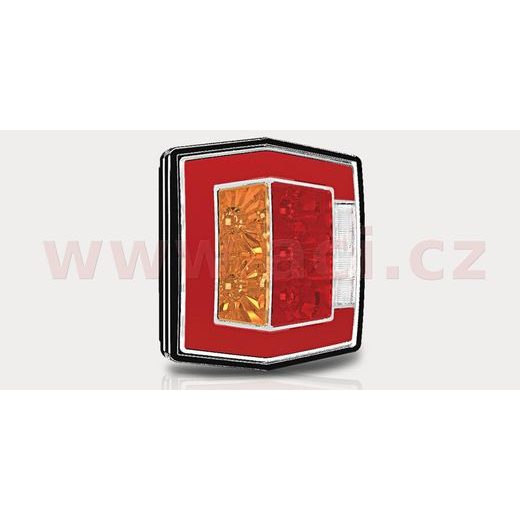 ZADNÍ SVĚTLO LED 99,5X93 MM KABEL 1 M, L=P