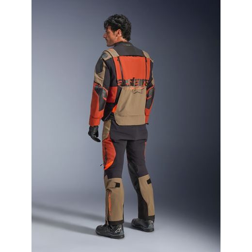 BUNDA HALO PRE DRYSTAR XF, ALPINESTARS (SVETLE HNĚDÁ/TMAVĚ ORANŽOVÁ/ČERNÁ) 2026