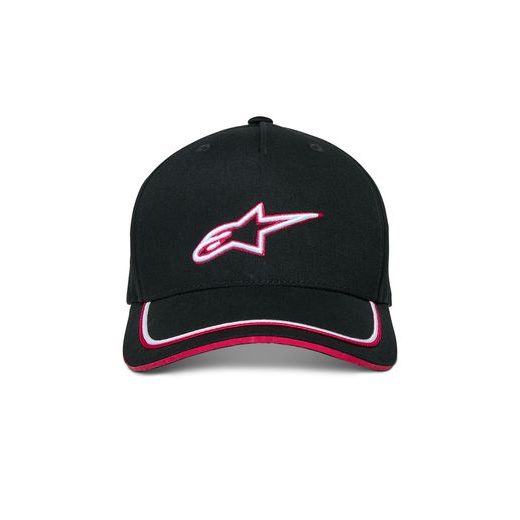 ŠILTOVKA ASCENSION SNAPBACK, ALPINESTARS (ČERNÁ/ČERVENÁ)