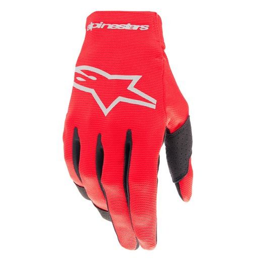 RUKAVICE RADAR, ALPINESTARS (ČERVENÁ/STŘÍBRNÁ) 2026