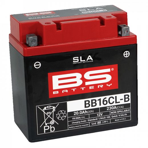 V TOVÁRNI AKTIVOVANÝ AKUMULÁTOR BS-BATTERY BB16CL-B (FA) (YB16CL-B (FA)) SLA