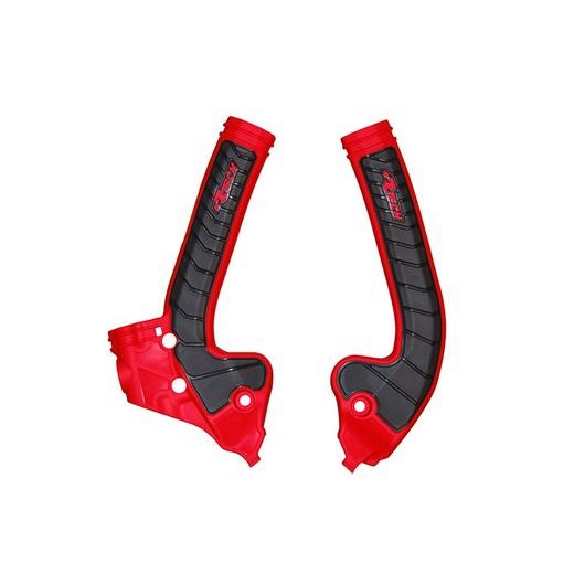 PROTEKTORY RÁMU GAS GAS, RTECH (SADA, ČERVENO-ČERNÉ)