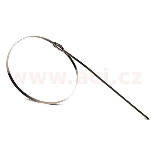 STAHOVACÍ PÁSKA NEREZOVÁ 4,6X400 MM (SADA 100 KS)