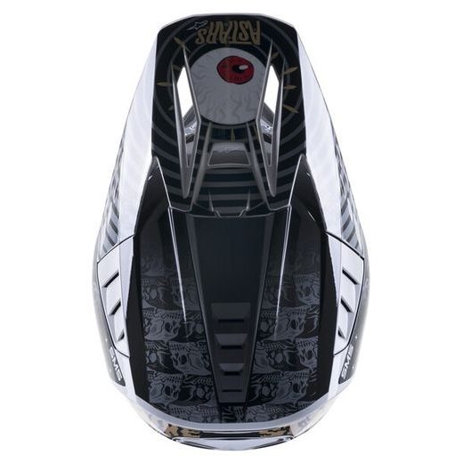 PRILBA S-M5 SOLAR FLARE, ALPINESTARS (ČERNÁ/ŠEDÁ)