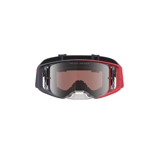 OKULIARE SUPERTECH HITEN, ALPINESTARS (ČERNÁ/ČERVENÁ, ZRKADLOVÉ STRIEBORNÉ PLEXI) 2027