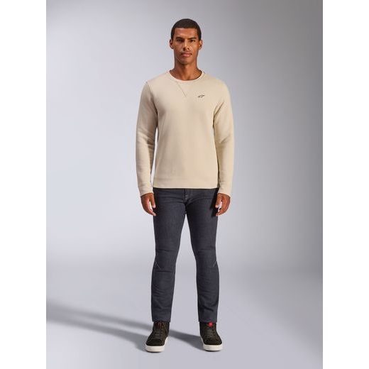 MIKINA POSITIVE CREW, ALPINESTARS (BIELA OFF WHITE)