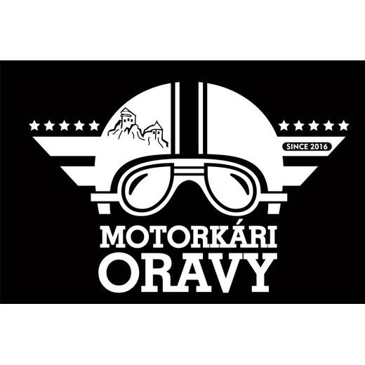 TRIČKO MOTORKÁRI ORAVY, PÁNSKE, ČIERNE/ZLATÉ