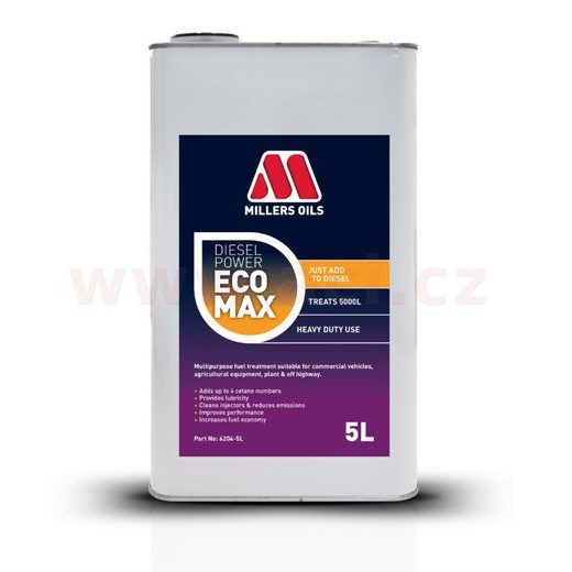 MILLERS OILS MILLERS PREMIUM DIESEL POWER ECOMAX, ADITIVÁCIE NAFTY 5 L
