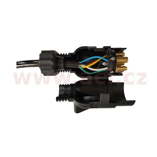 PROPOJOVACÍ KABEL O DÉLCE 2M SPIRÁLOVÝ, 2X ZÁSTRČKA 7 PIN 12V TESAT ORIGINÁL