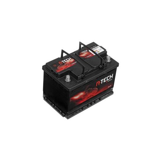 74AH BATÉRIA, 640A, PRAVÁ A-TECH 278X175X190
